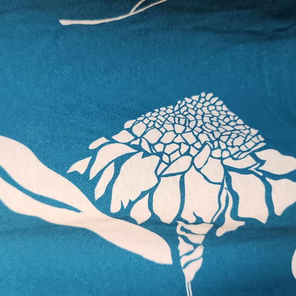 Hugo Boss Tessler Blue Floral Print‎ T-Shirt Size XXL - Picture 9 of 11